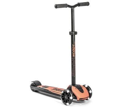 Hulajnoga dla dzieci Scoot & Ride Highwaykick 5 LED Hulajnoga balansowa 5+ Peach
